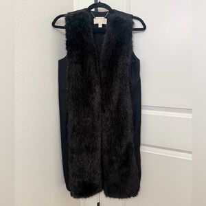 Michael Kors Long Vest w/Fur